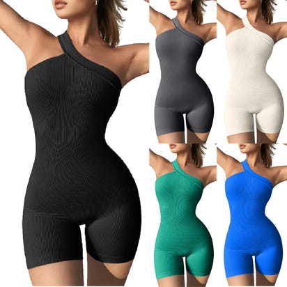 New Women's One-Piece Ribbed Bodysuit - Autumn/Winter