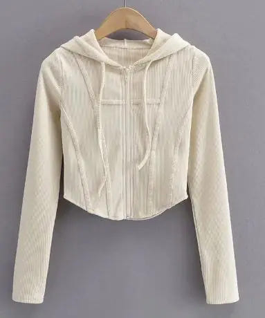 Hooded Cardigan Top Jacket