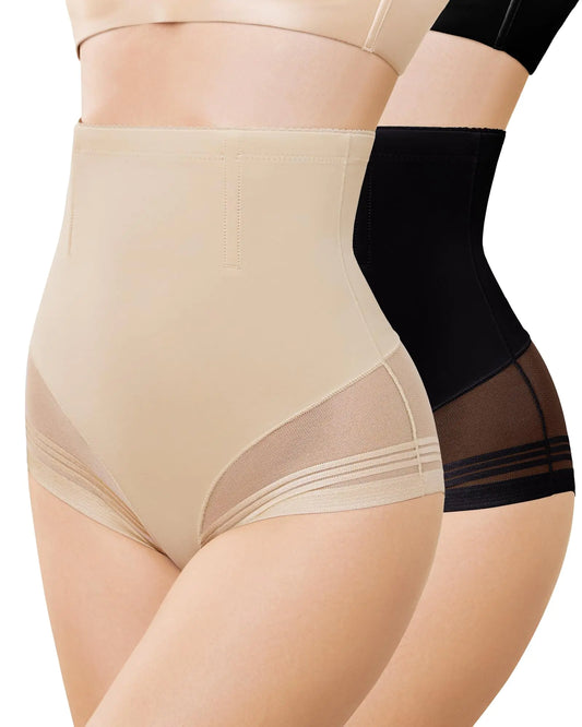 FVACPJ Shapewear Tummy Control Underwear - High Waisted Shapewear Panties Compression Body Shaping Briefs Girdle Panty
