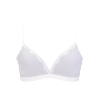 Lace Triangle Cup Sports Bra, Wireless Seamless Bra