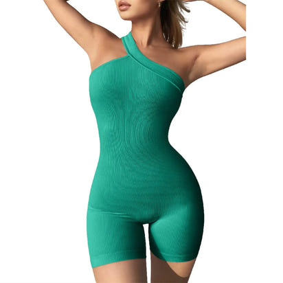 New Women's One-Piece Ribbed Bodysuit - Autumn/Winter