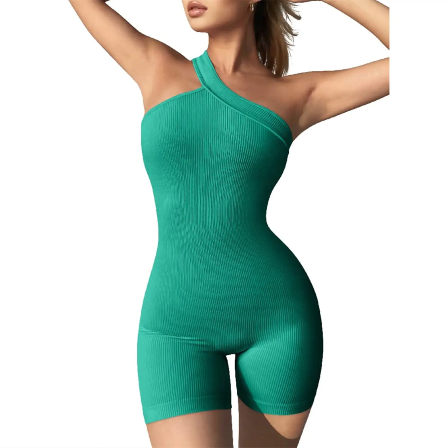New Women's One-Piece Ribbed Bodysuit - Autumn/Winter