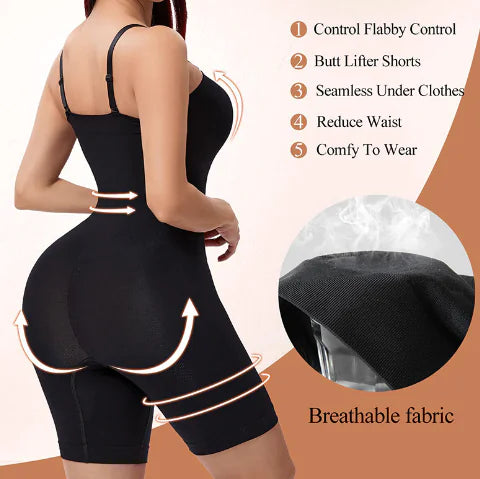Strapless Seamless Bodysuit Shapewear (One Piece)