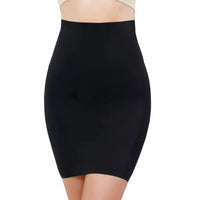 SLIMBELLE Half Slips Shaper for Wonmen Under Dress Seamless Slip Shapewear Tight Skirt Undergarments Black-new M
